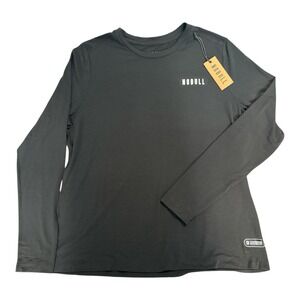 NOBULL NFL Combine Authentic Women's Long Sleeve Training Shirt Black XL NWT